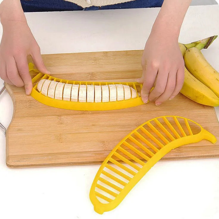 Ham Banana Slicer Cutter Eco-friendly Kitchen Tools Plastic Vegetable Fruit Slicers Cutter Cucumber Sala Shredders Cooking Tools