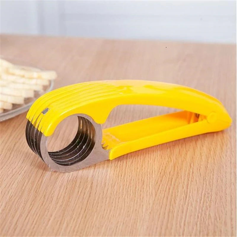 Ham Banana Slicer Cutter Eco-friendly Kitchen Tools Plastic Vegetable Fruit Slicers Cutter Cucumber Sala Shredders Cooking Tools