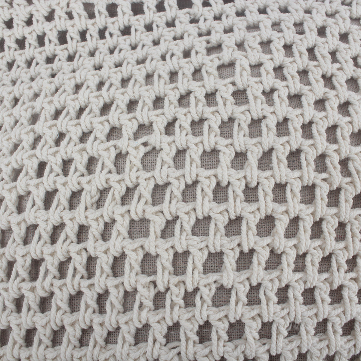 Casual Large Capacity Shoulder Cotton Woven Bag New Arrival Hollow Mesh Tote Bag Seaside Holiday Beach Bag for Women