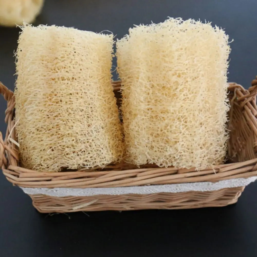 Natural Loofah Luffa Sponge Long Non-stick Body Shower Sponge Good Absorbency Ecological Planting Dishwashing Artifact