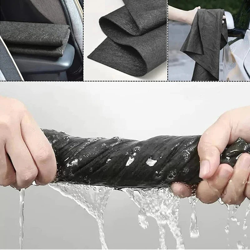 Thickened Magic Mop; Special Glass Cleaning Cloth; No Trace, No Shedding Magic Cloth; Home Use Water and Oil Stain Remover.