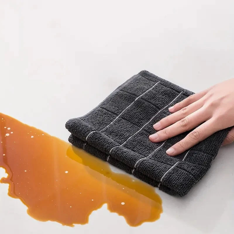 2/4/6/8Pcs Microfiber Dish Towels Dishcloth Ultra Soft And Absorbent Kitchen Towels Household Cleaning Tools Kitchen Wash Cloth