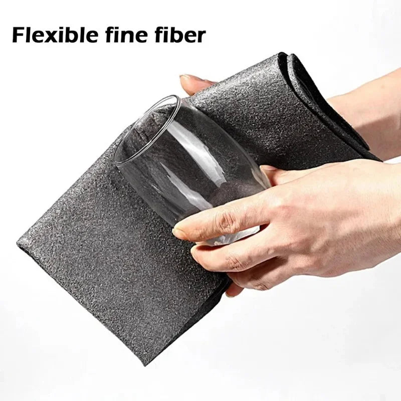 1/5/20PCS Magic Cleaning Cloths Reusable Microfiber Washing Rags Car Window Mirror Wipe Towels Rag Household Kitchen Clean Tools