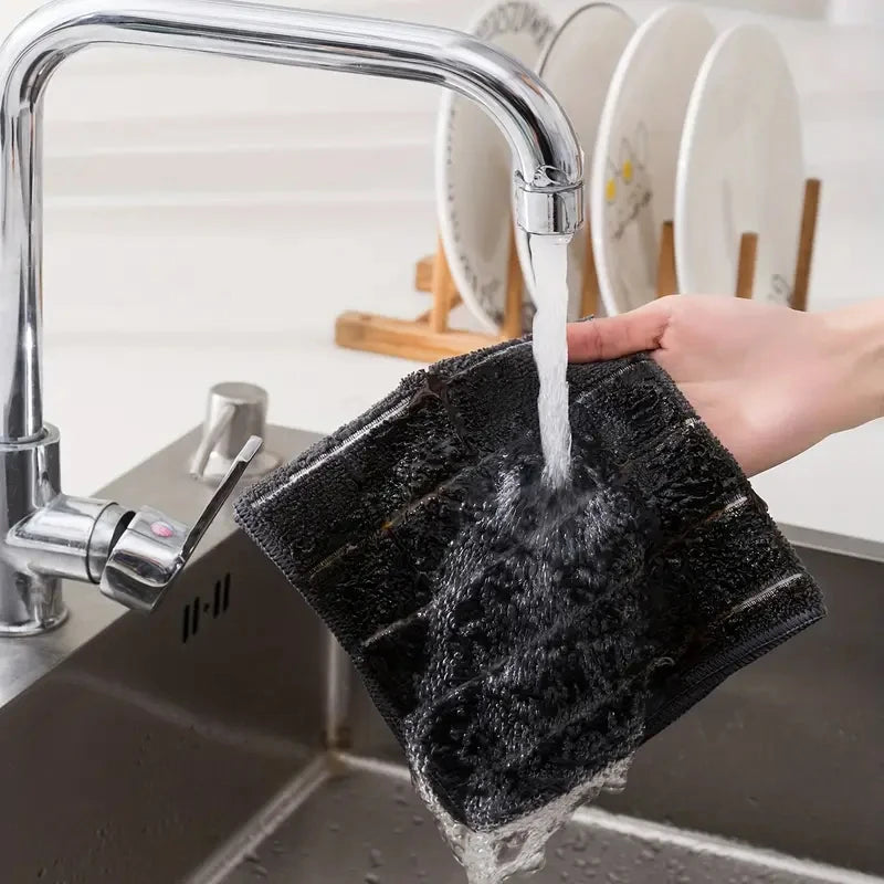 2/4/6/8Pcs Microfiber Dish Towels Dishcloth Ultra Soft And Absorbent Kitchen Towels Household Cleaning Tools Kitchen Wash Cloth