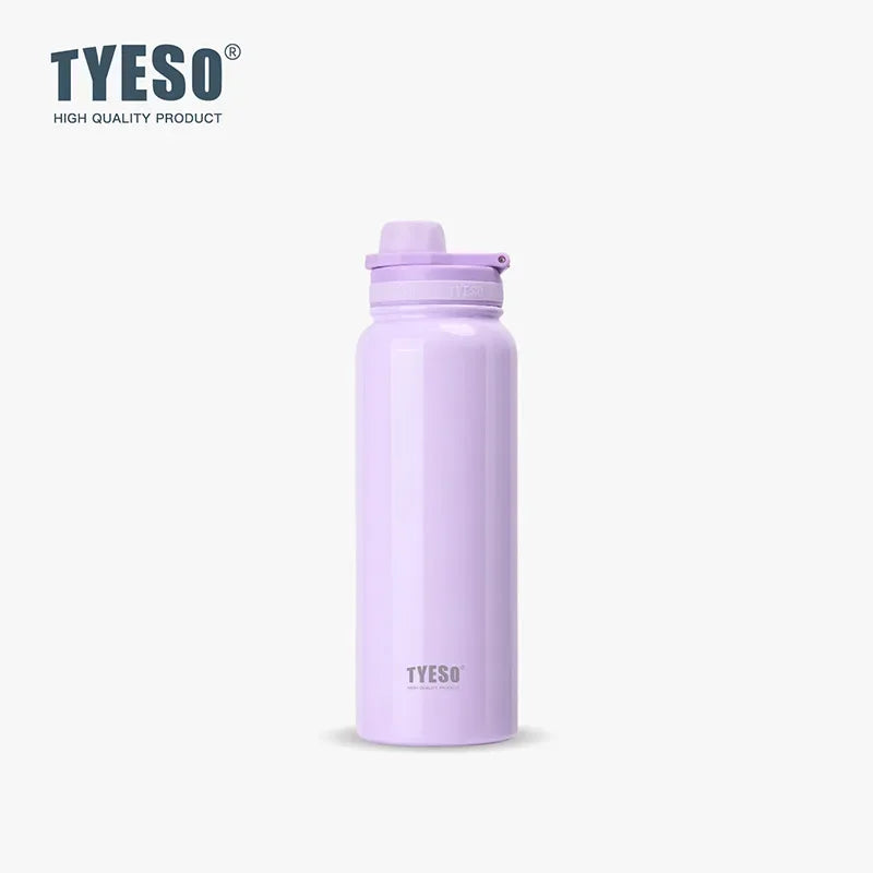 TYESO Stainless Steel Thermal Cup Car Insulated Flask Water Tumbler for Outdoor Sports Thermos Bottle Travel Vacuum Flasks