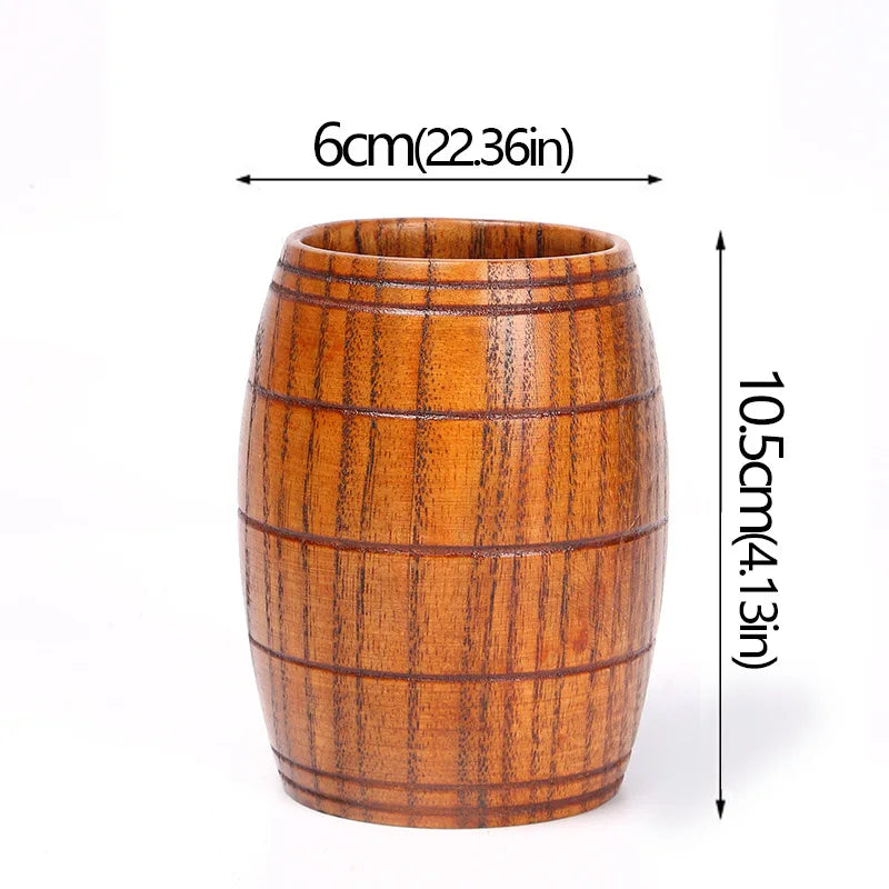 Wooden Cups Handmade Jujube Wood Handle Cups Handle Beer Coffee Milk Tea Mug Handmade Natural Kitchen Bar Drinkware Cup