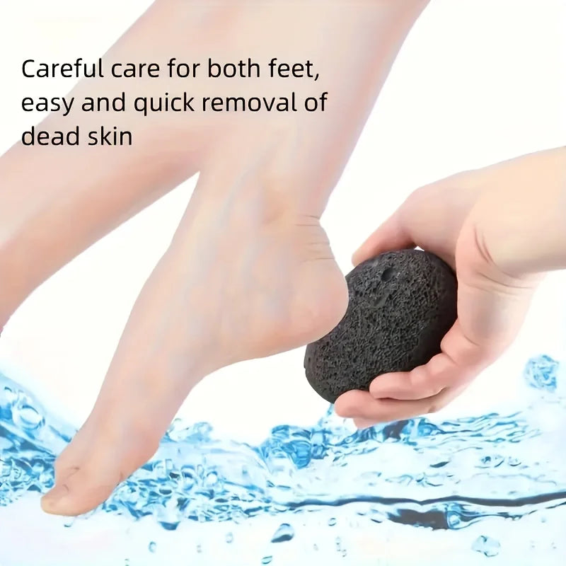Natural Pumice Stone for Exfoliation - Unscented,Foot & Hand Foot File, Remover for Smooth Feet and Hands, Ideal for Home Use