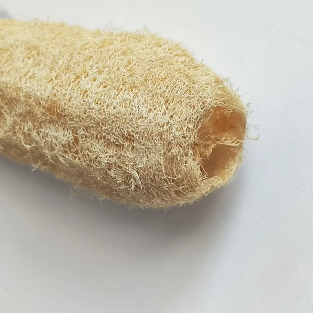35-40cm Natural Loofah Sponge 100% Plant Fiber Fluffy After Washing Eco-Friendly for Bath Kitchen Cleaning Reusable Scrubber