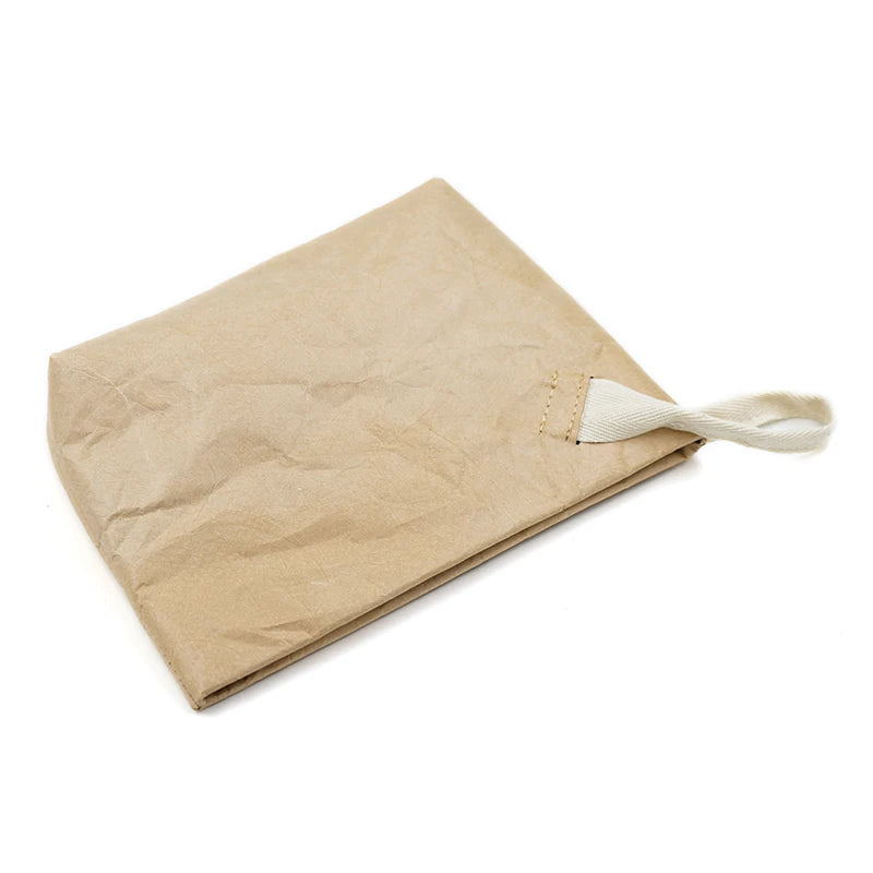 Eco-Conscious & Fashion Cosmetic Bag Lightweight Durable Retro Paper Makeup Bag A Good Travel Companion