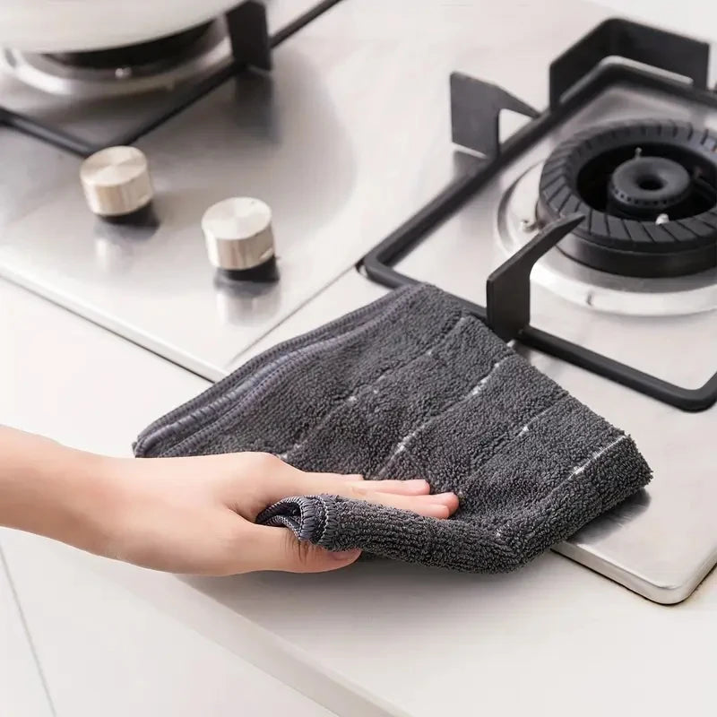 2/4/6/8Pcs Microfiber Dish Towels Dishcloth Ultra Soft And Absorbent Kitchen Towels Household Cleaning Tools Kitchen Wash Cloth