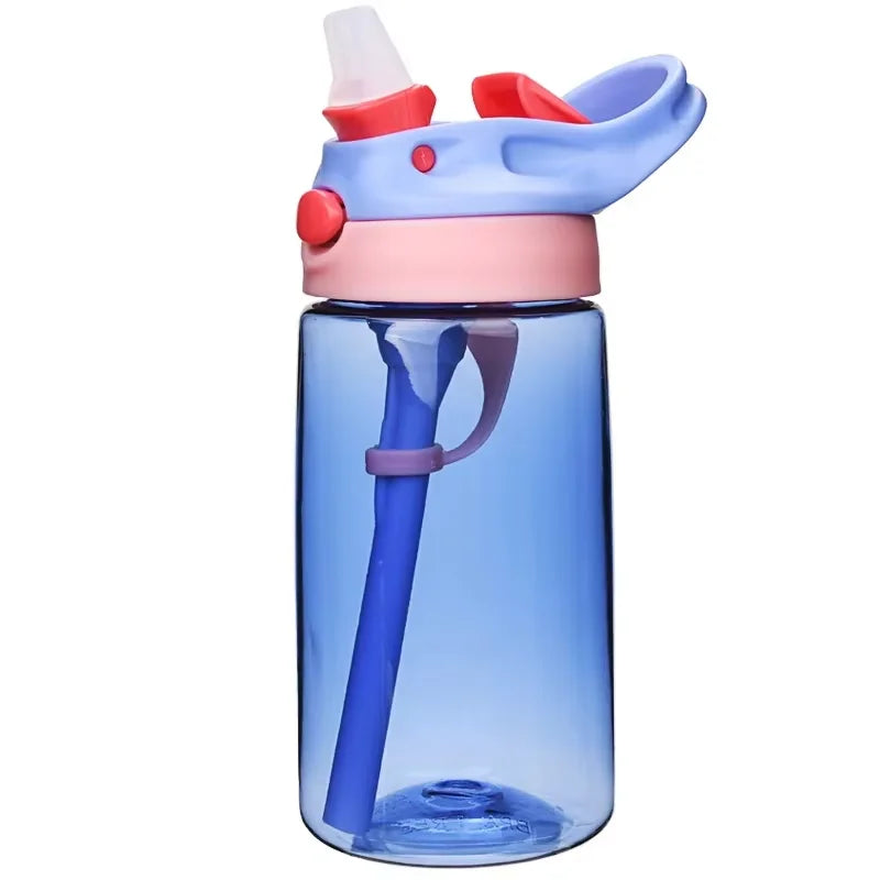 Kids Insulated 316 Stainless Steel Water Bottle with Straw, BPA-Free Sports Metal Water Bottle for Home, Office or Car, 14 OZ