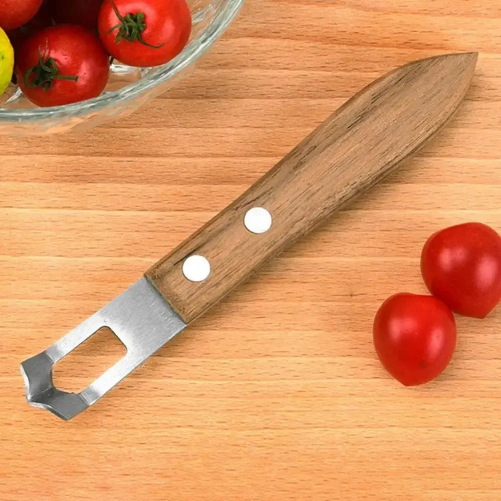 1PC Lemon Peeler Corrosion-resistant Fruit Peeler Eco-friendly Rust-proof Wood Handle Kitchen Tool Paring Knife Kitchen Gadgets