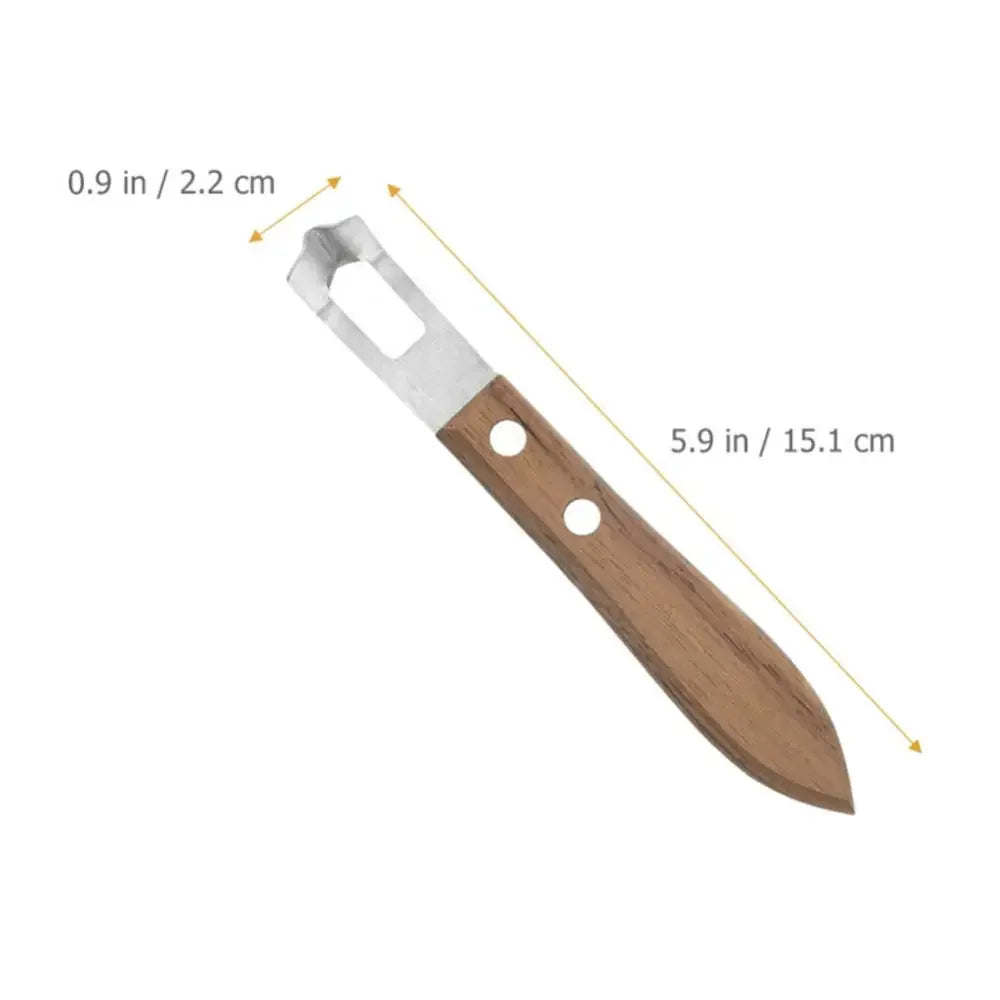 1PC Lemon Peeler Corrosion-resistant Fruit Peeler Eco-friendly Rust-proof Wood Handle Kitchen Tool Paring Knife Kitchen Gadgets
