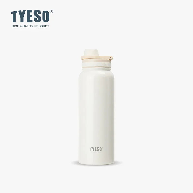 TYESO Stainless Steel Thermal Cup Car Insulated Flask Water Tumbler for Outdoor Sports Thermos Bottle Travel Vacuum Flasks