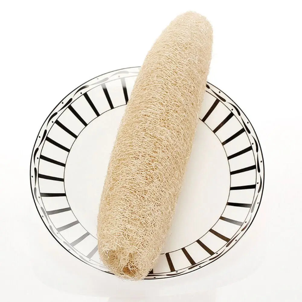 Natural Loofah Luffa Sponge Long Non-stick Body Shower Sponge Good Absorbency Ecological Planting Dishwashing Artifact