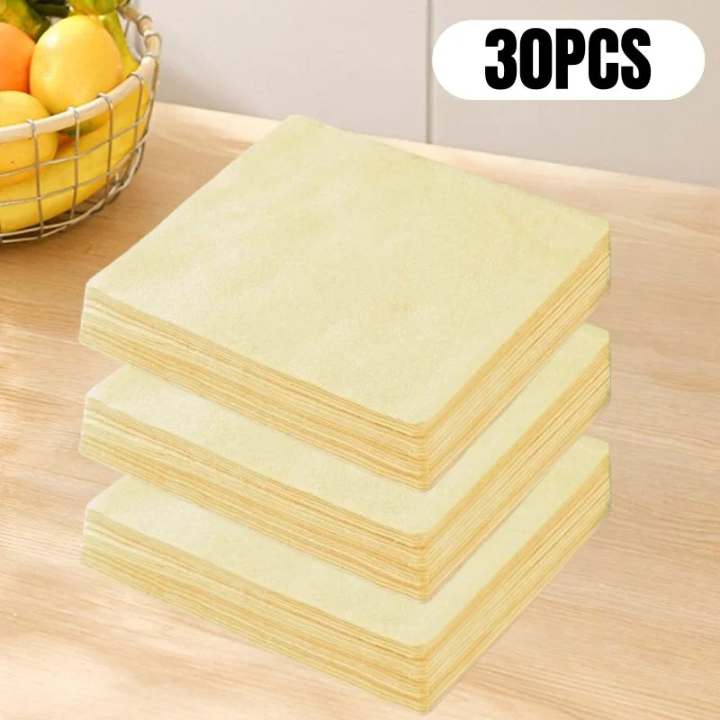 20~100PCs Reusable Loofah Dishcloth Powerful Cleaning Clothes Kitchen Cleaning Tools Microfiber Towel Water Absorbing Rags