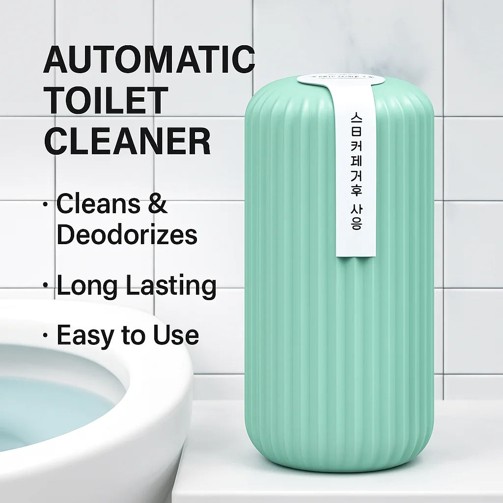 Automatic Toilet Cleaner Bottle | Deep Cleansing, Odor Removal, Long-Lasting Fresh Blue Water, Eco-Friendly Bathroom Essential