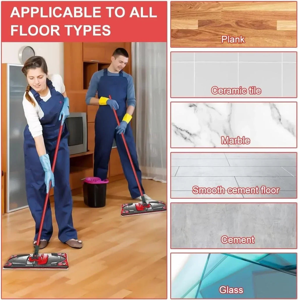 High Quality Microfiber Floor Mop Pads Reusable for UltraMax Quick Drying Machine Washabl Flat Spin Mop Cloth Replacement