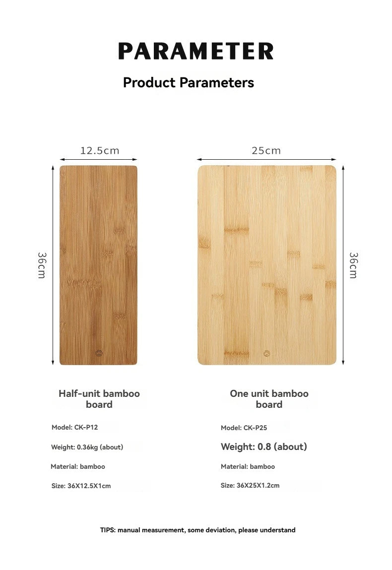 CAMPINGMOON Bamboo Board BBQ CK-P25 Portable Bbq Accessories Outdoor Camping IGT Wooden Table Top Dish Food d Tray