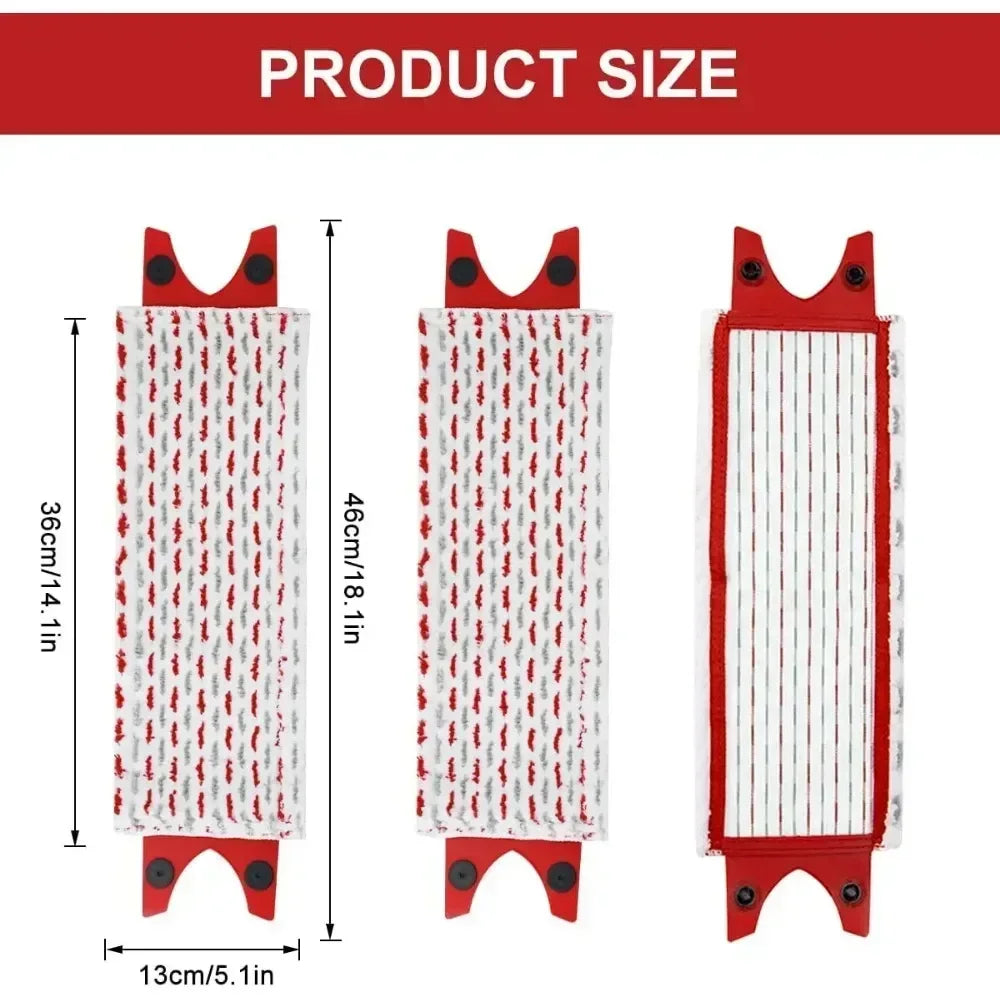 High Quality Microfiber Floor Mop Pads Reusable for UltraMax Quick Drying Machine Washabl Flat Spin Mop Cloth Replacement