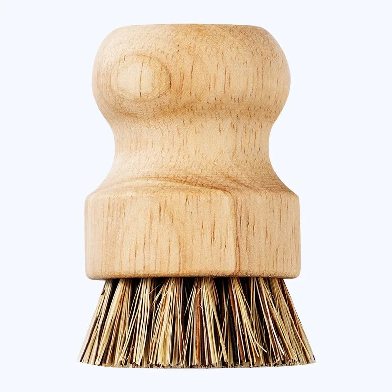 2pcs Dish Brush Kitchen Cleaning Brush Wooden Dish Brush with Natural Sisal and Coconut Durable Portable Eco Friendly Zero Waste