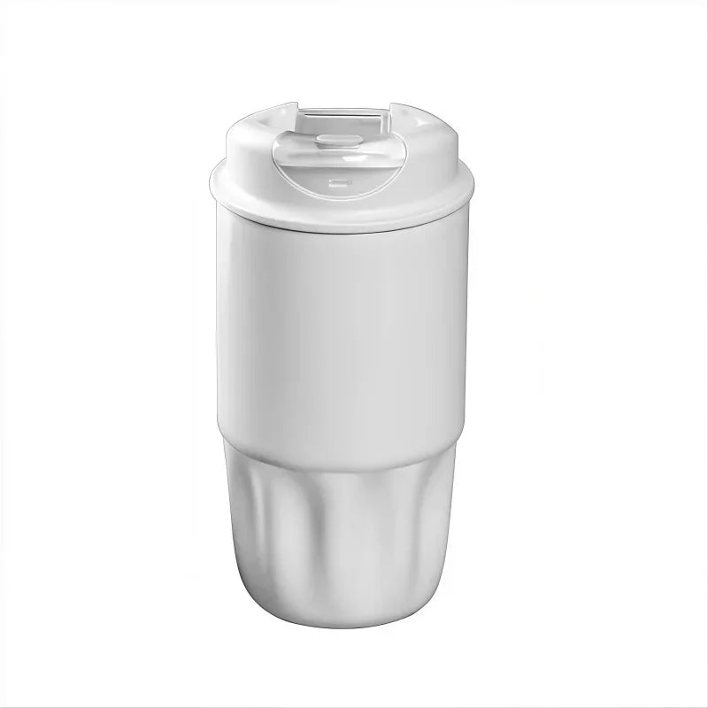 260ML 450ML  Thermal Coffee Mug Leakproof Portable Travel Tumbler with Lid Stainless Steel Cup for Car Work Hot Cold Drink