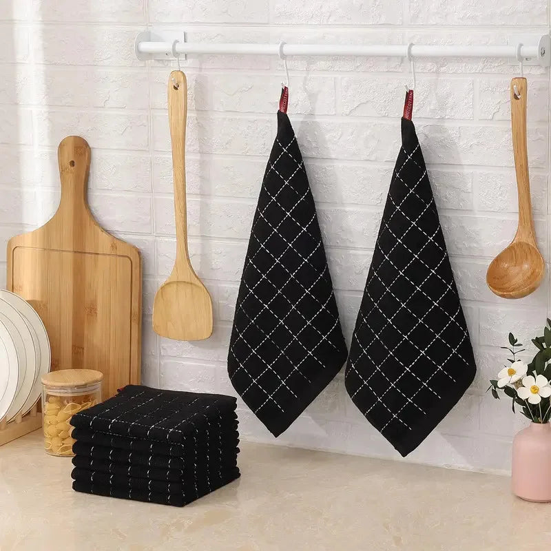 2/4/6/8Pcs Microfiber Dish Towels Dishcloth Ultra Soft And Absorbent Kitchen Towels Household Cleaning Tools Kitchen Wash Cloth