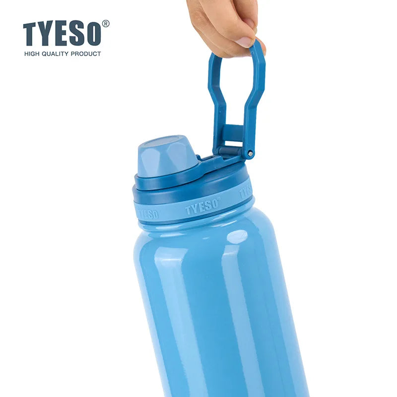 TYESO Stainless Steel Thermal Cup Car Insulated Flask Water Tumbler for Outdoor Sports Thermos Bottle Travel Vacuum Flasks