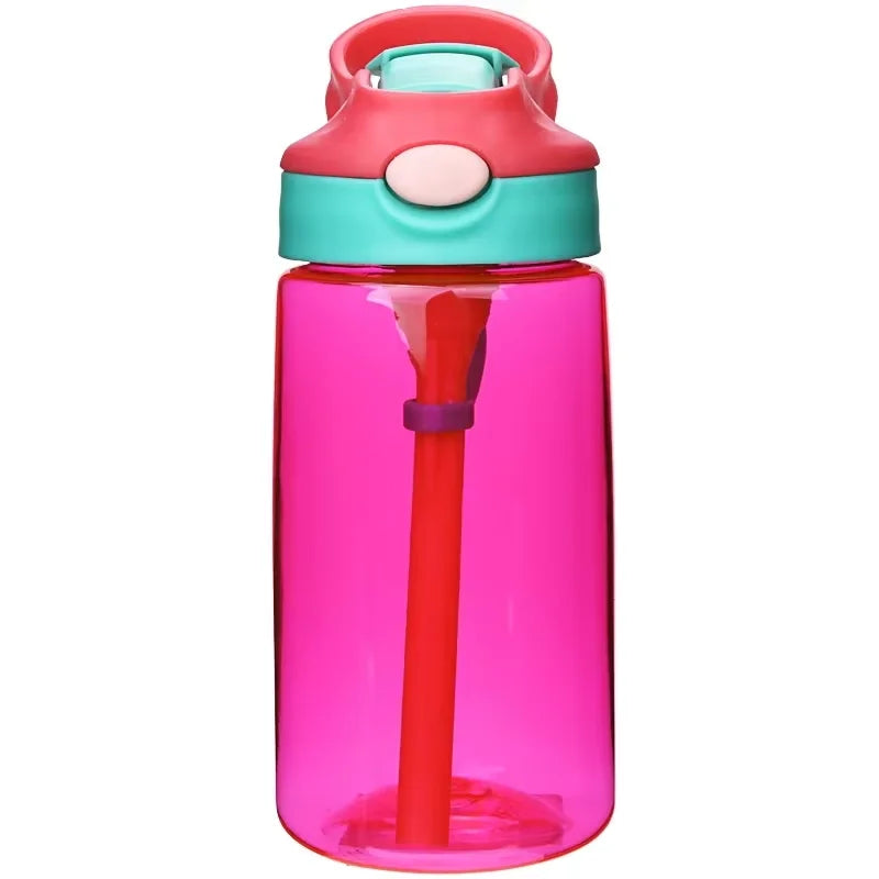 Kids Insulated 316 Stainless Steel Water Bottle with Straw, BPA-Free Sports Metal Water Bottle for Home, Office or Car, 14 OZ