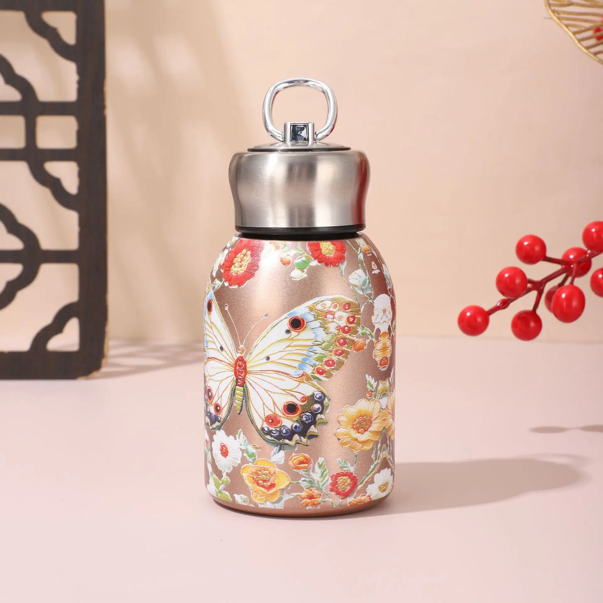 260ML 450ML  Thermal Coffee Mug Leakproof Portable Travel Tumbler with Lid Stainless Steel Cup for Car Work Hot Cold Drink