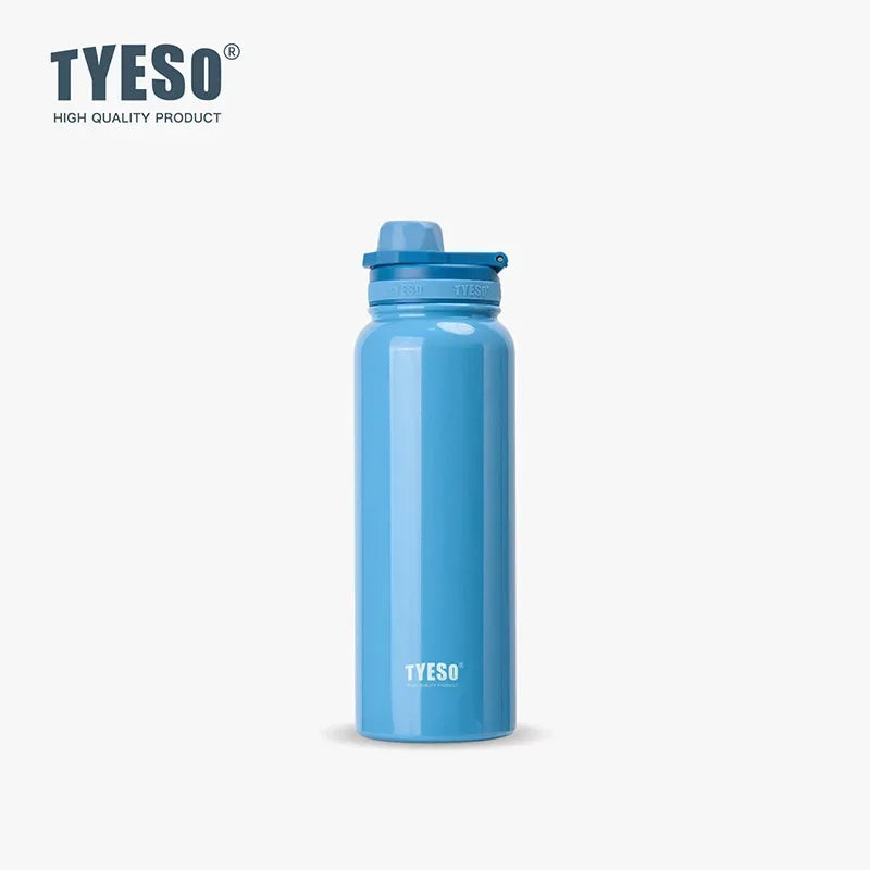 TYESO Stainless Steel Thermal Cup Car Insulated Flask Water Tumbler for Outdoor Sports Thermos Bottle Travel Vacuum Flasks