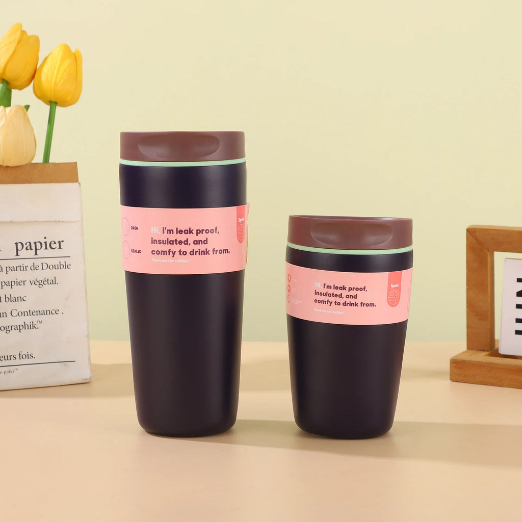 Coffee Cup  Steel Insulated Cup. Office Use. Women's Portable Travel Water Bottle. Super Attractive Appearance. High Quality.