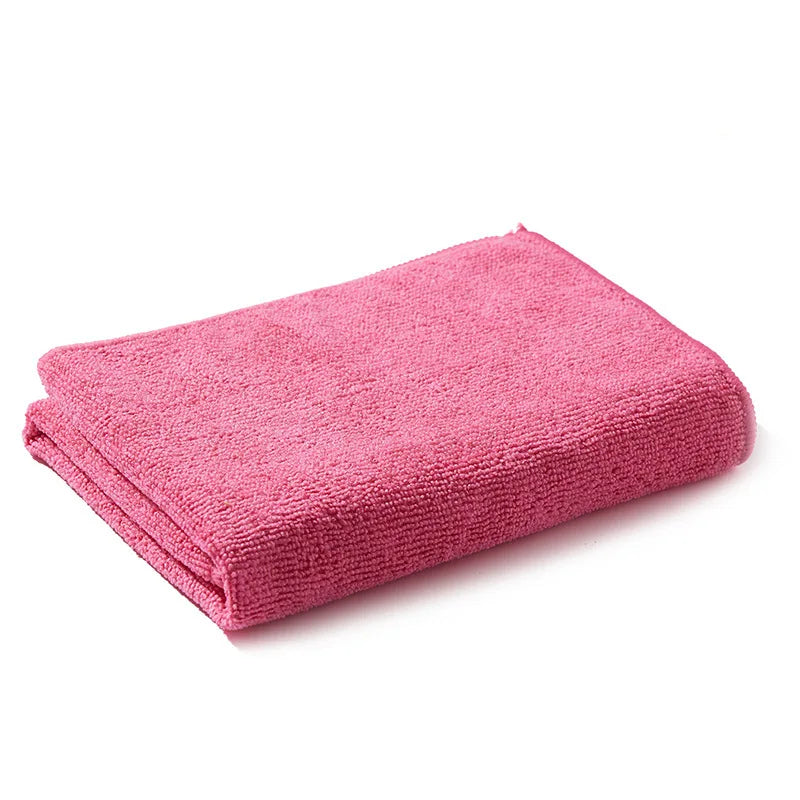 1-50pcs Microfiber Cleaning Cloth Dishwashing Cloth Household Rag Kitchen Bathroom Cleaning Towel Durable Absorbent Towel