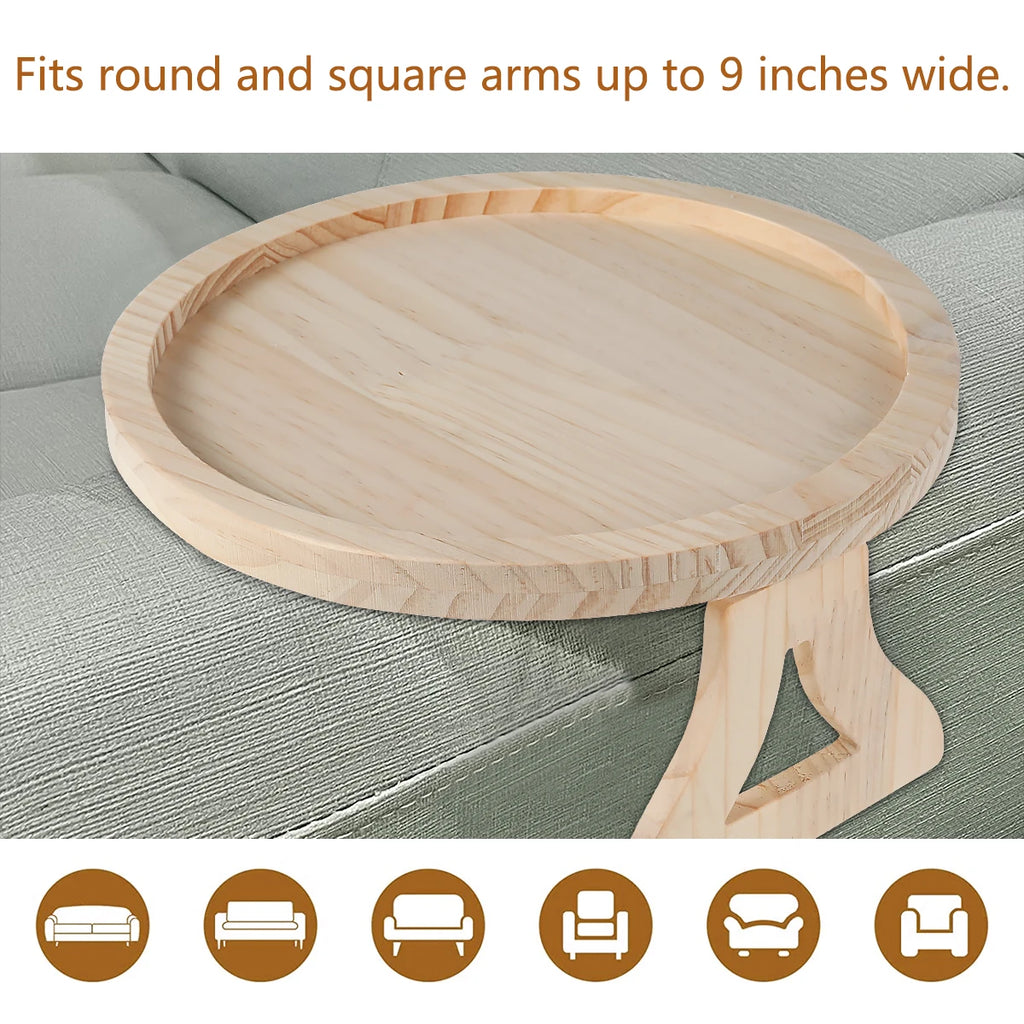 Couch Cup Holder Natural Anti-Slip Bamboo Sofa Armrest Tray Foldable Multifunctional Sofa Cup Holder for Cups Remote Control