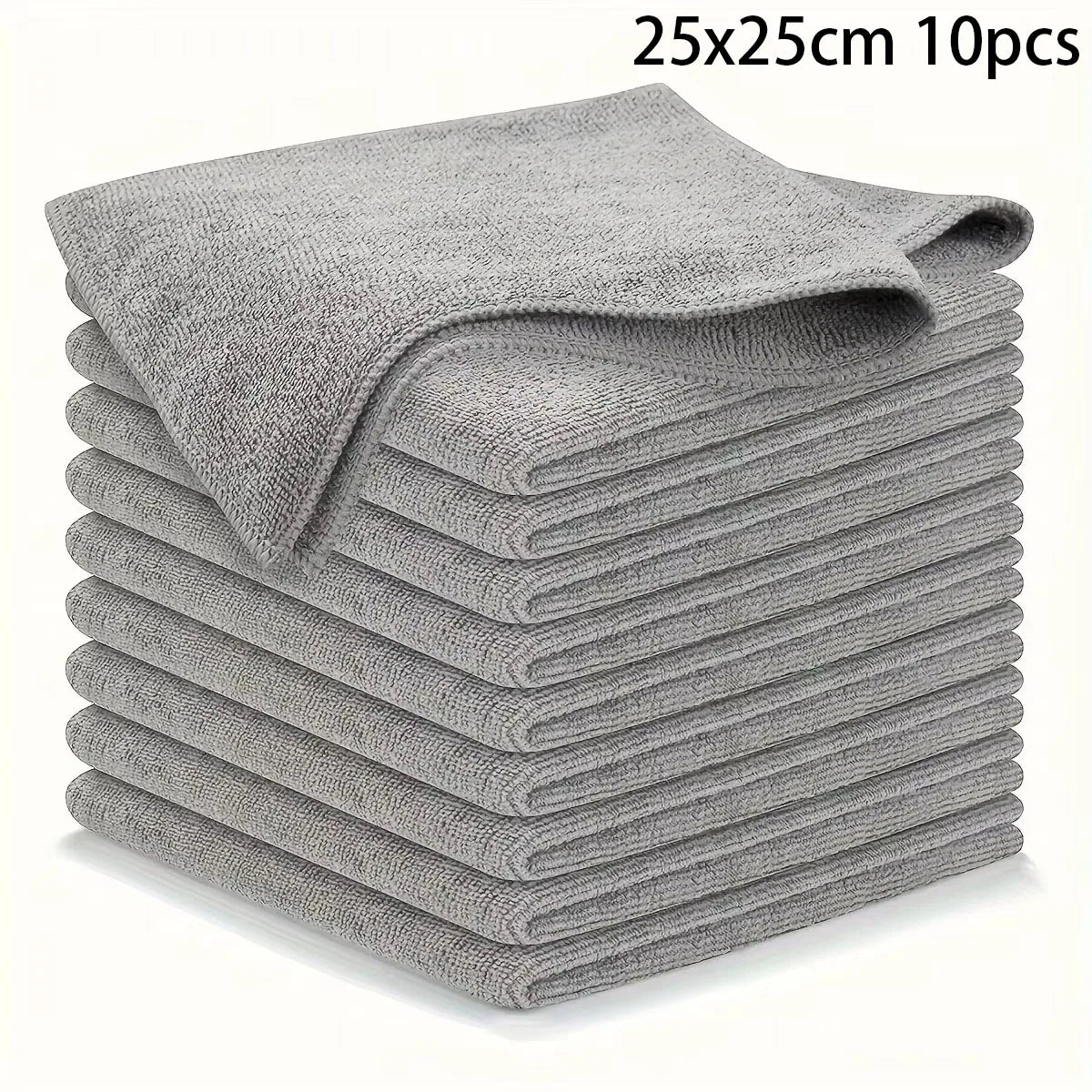 20/10/5/3pcs Microfiber Cleaning Cloth, Dishwashing Cloth Household Rag Kitchen Bathroom Cleaning Towel Durable Absorbent Towel