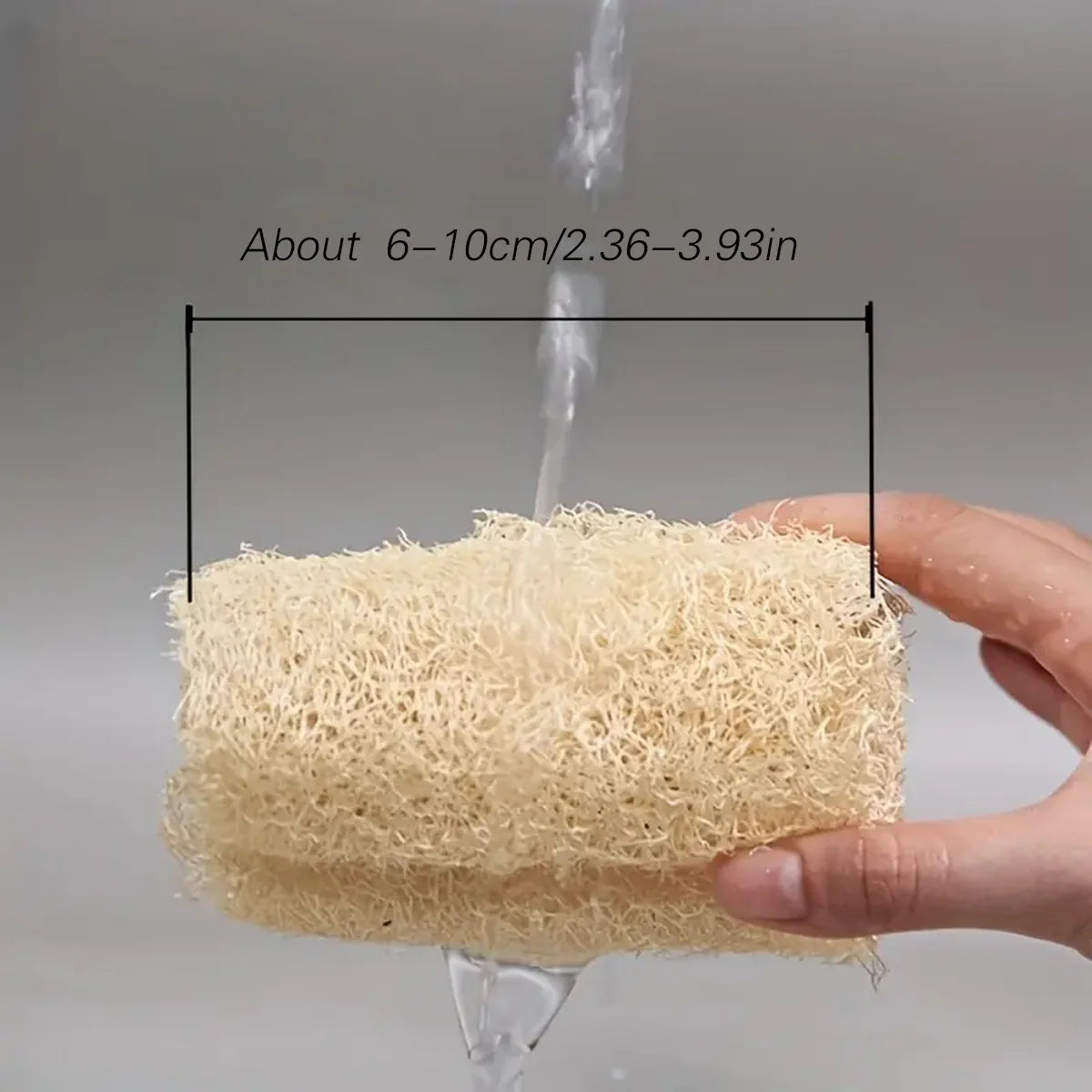5/10/20pcs Natural Loofah Dishcloth Sponge Scrubber Scouring Pad Loofah Brush Pot Brush for Kitchen Cleaning Eco-Friendly