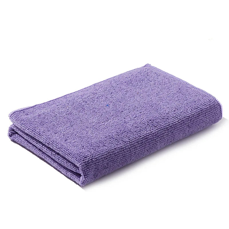 1-50pcs Microfiber Cleaning Cloth Dishwashing Cloth Household Rag Kitchen Bathroom Cleaning Towel Durable Absorbent Towel