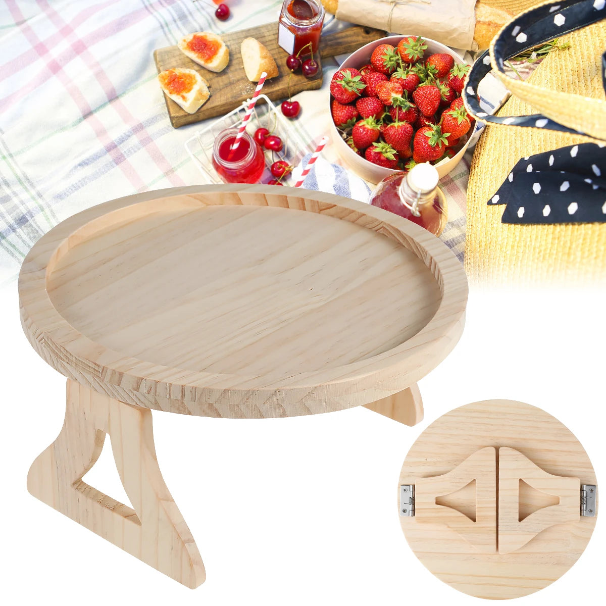 Couch Cup Holder Natural Anti-Slip Bamboo Sofa Armrest Tray Foldable Multifunctional Sofa Cup Holder for Cups Remote Control