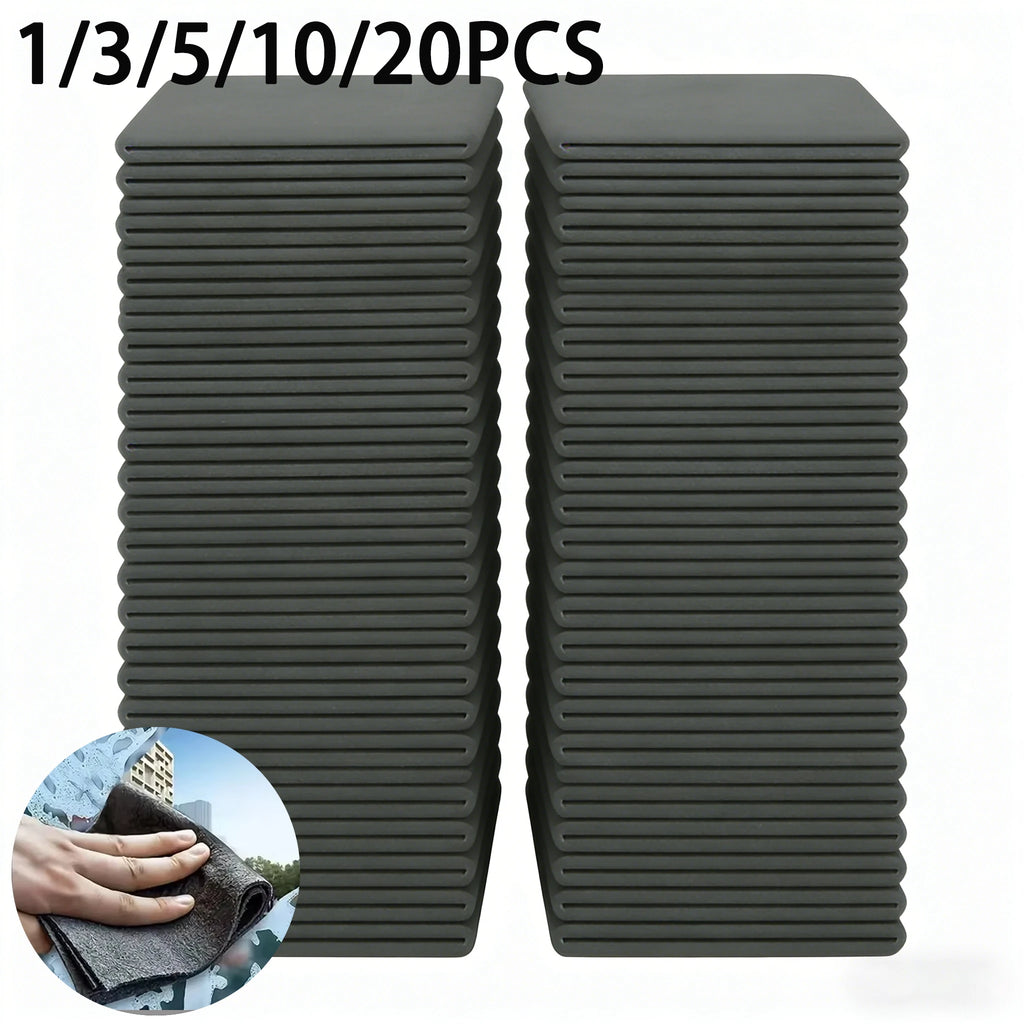 1/5/20PCS Magic Cleaning Cloths Reusable Microfiber Washing Rags Car Window Mirror Wipe Towels Rag Household Kitchen Clean Tools