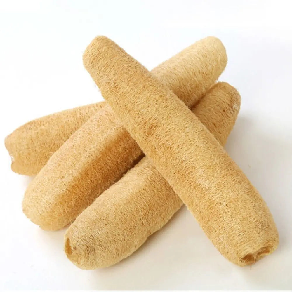 Natural Loofah Luffa Sponge Long Non-stick Body Shower Sponge Good Absorbency Ecological Planting Dishwashing Artifact