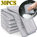 30PCS Magic Cleaning Cloth Thickened Double -sided Metal Steel Wire Rags Kitchen Dish Pot Washdishing Cloths Towel Clean Tools