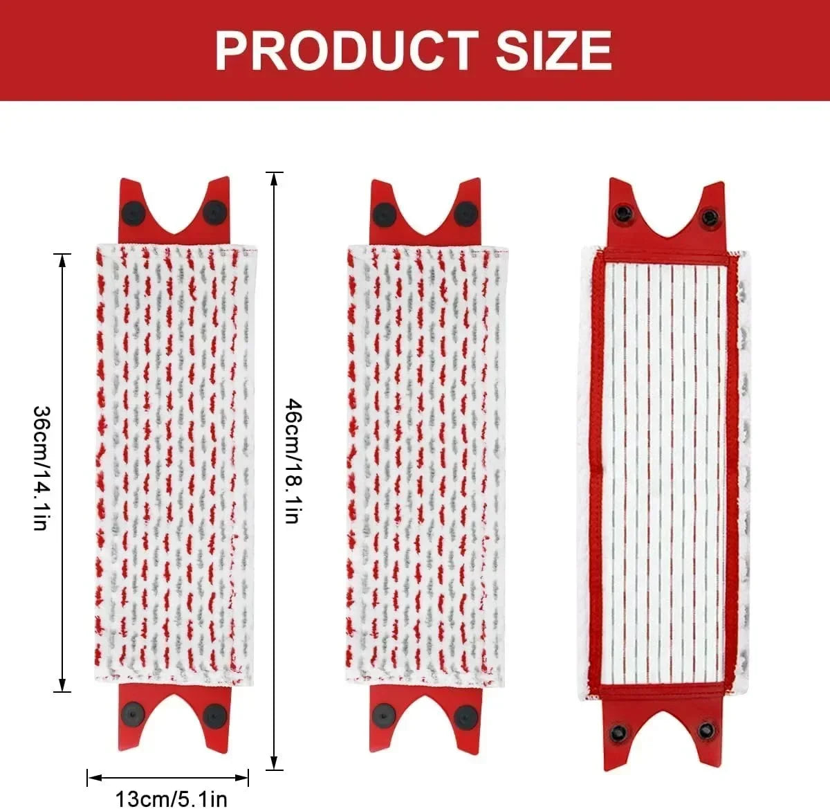 High Quality Microfiber Floor Mop Pads Reusable for UltraMax Quick Drying Machine Washabl Flat Spin Mop Cloth Replacement