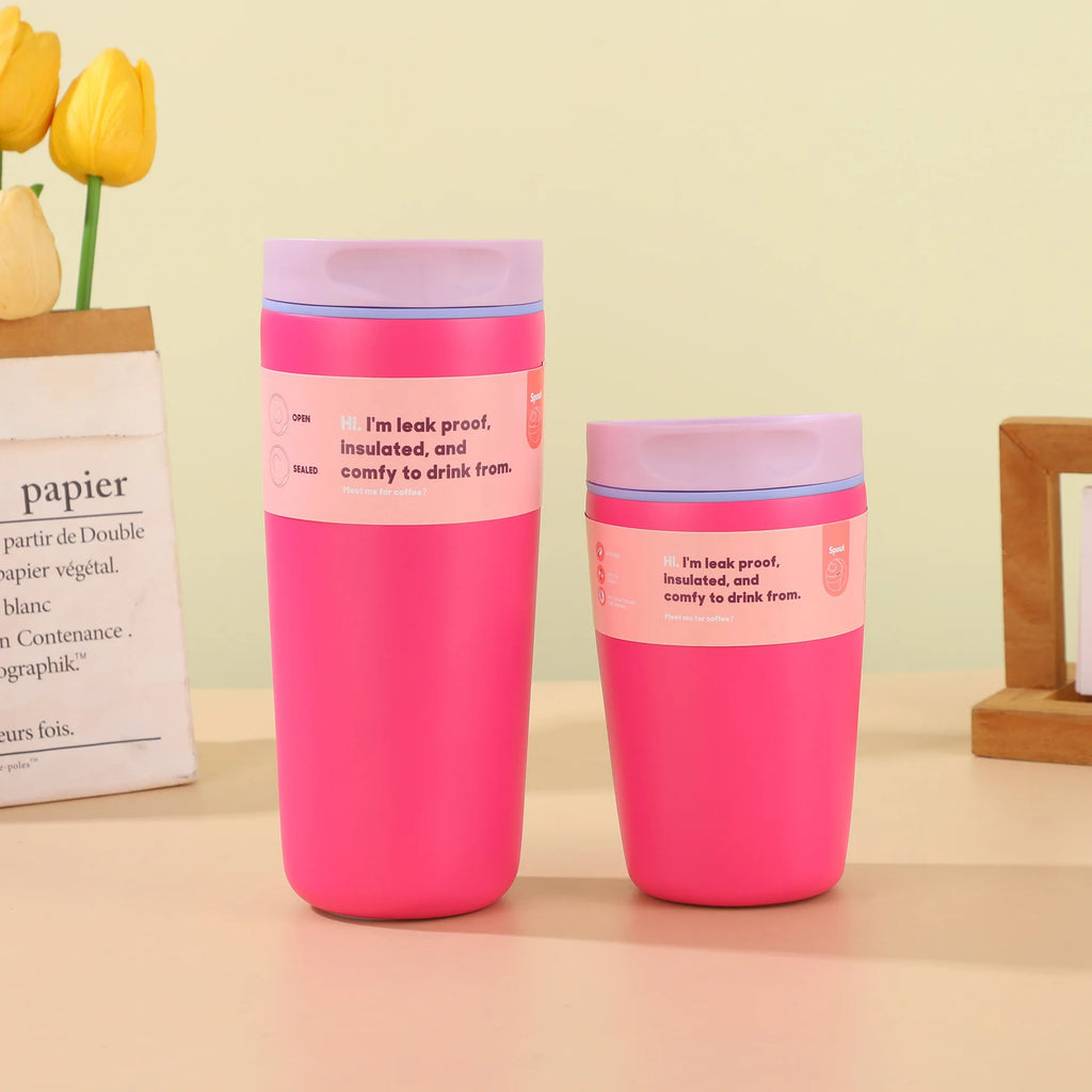 Coffee Cup  Steel Insulated Cup. Office Use. Women's Portable Travel Water Bottle. Super Attractive Appearance. High Quality.