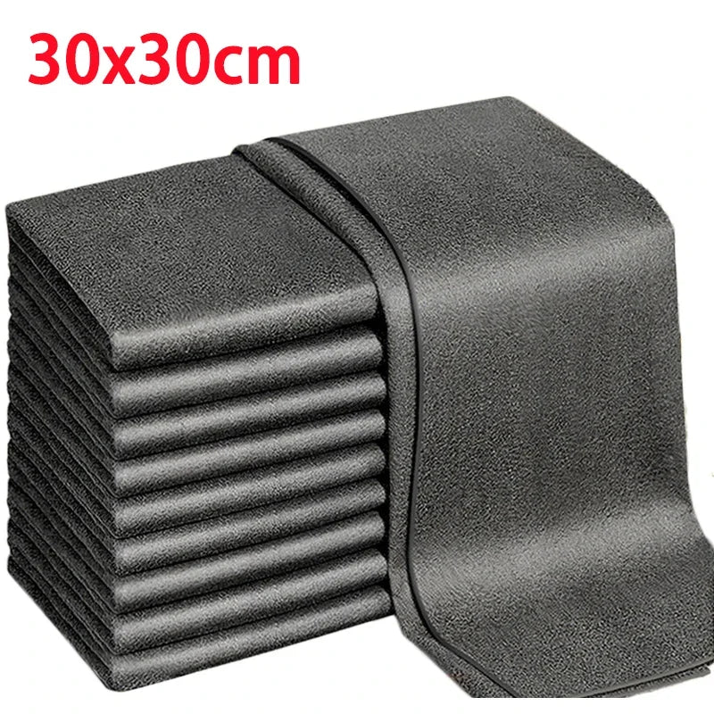 1/5/20PCS Magic Cleaning Cloths Reusable Microfiber Washing Rags Car Window Mirror Wipe Towels Rag Household Kitchen Clean Tools