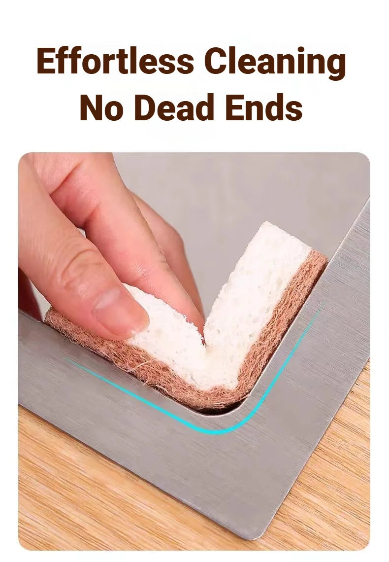 Eco Friendly Scrub Sponge Made Of Cellulose Coconut Sisal Wood Pulp Cotton Microfiber Safe