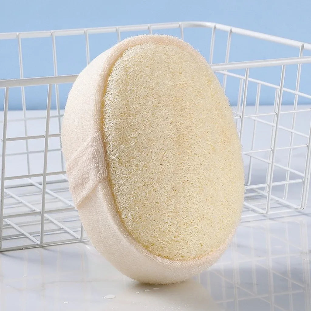 Natural Loofah Back Scrubber Dual Sided Exfoliating Bath Sponge for Deep Cleansing Shower Men Women