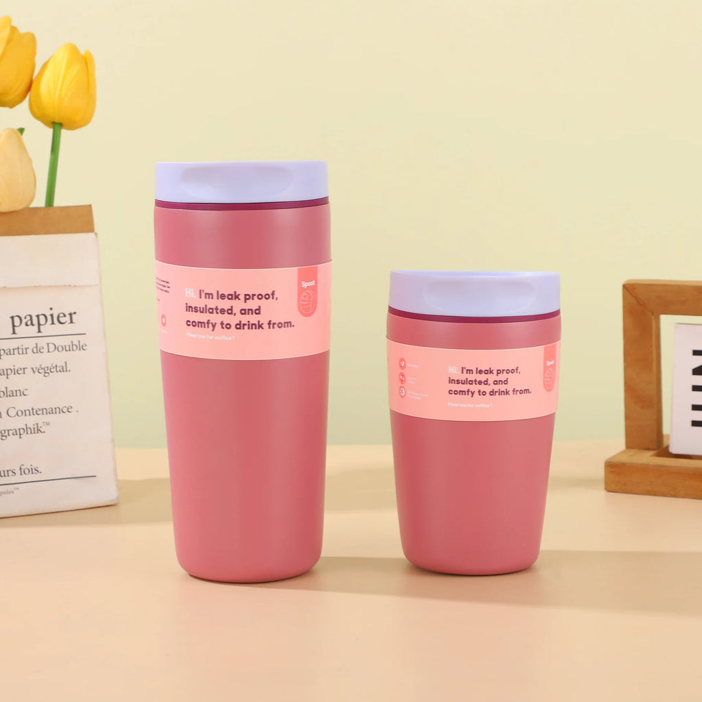 Coffee Cup  Steel Insulated Cup. Office Use. Women's Portable Travel Water Bottle. Super Attractive Appearance. High Quality.