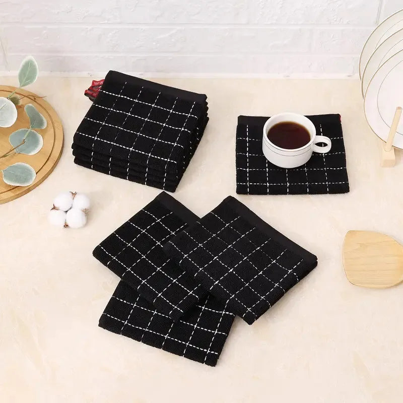 2/4/6/8Pcs Microfiber Dish Towels Dishcloth Ultra Soft And Absorbent Kitchen Towels Household Cleaning Tools Kitchen Wash Cloth
