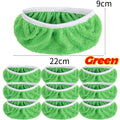 Reusable Microfiber Mop Pads Wet & Dry Cleaning Cloths Furniture Flooring Mop Head Replacement Washable Rag Towels Cleaner Tools