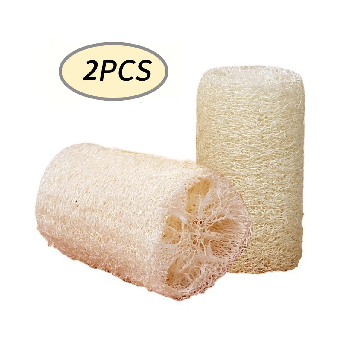 5/10/20pcs Natural Loofah Dishcloth Sponge Scrubber Scouring Pad Loofah Brush Pot Brush for Kitchen Cleaning Eco-Friendly
